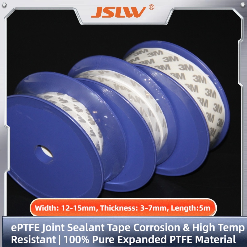Plumbing Tape Ptfe - Industrial Expanded PTFE Tape Self‑Adhesive ePTFE