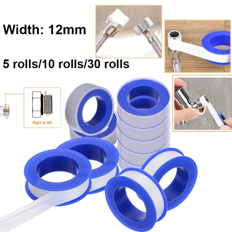 Plumbing Tape Ptfe - 5/10/30 roll PTFE water pipe tape