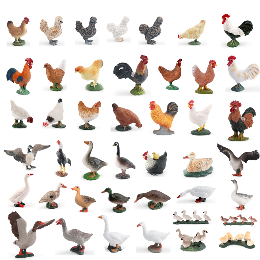 Home Improvement Kids - Simulation Farm Poultry Animal Rooster Hen