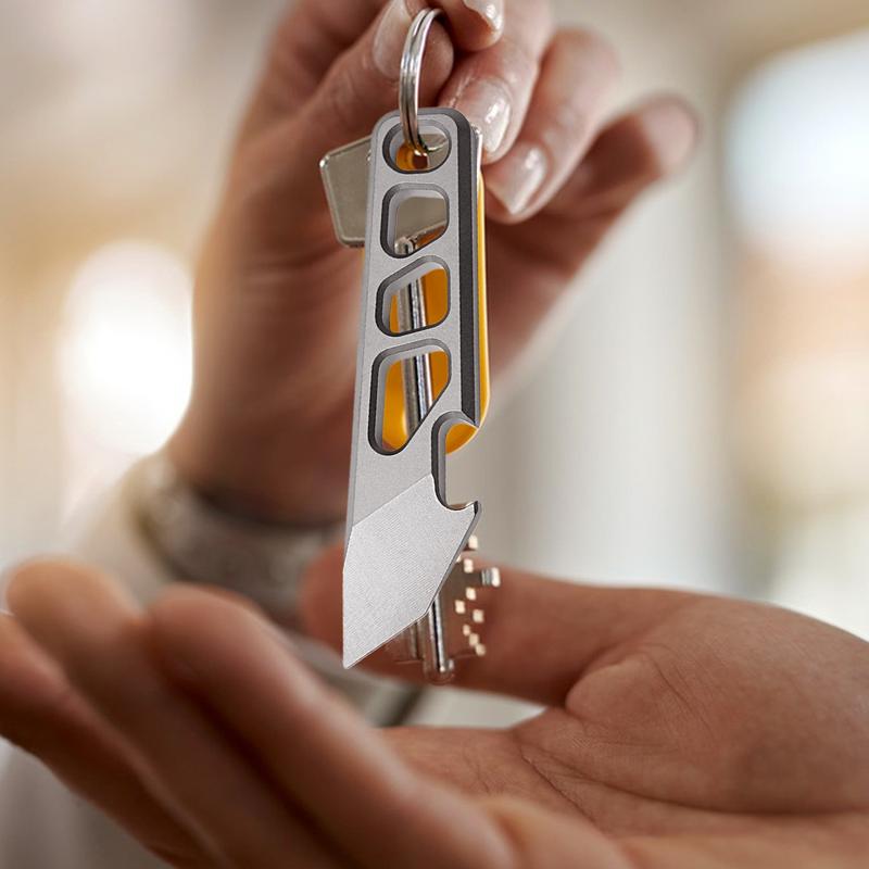 Home Improvement Express - Pocket Pry Bar Can Opener Keychain