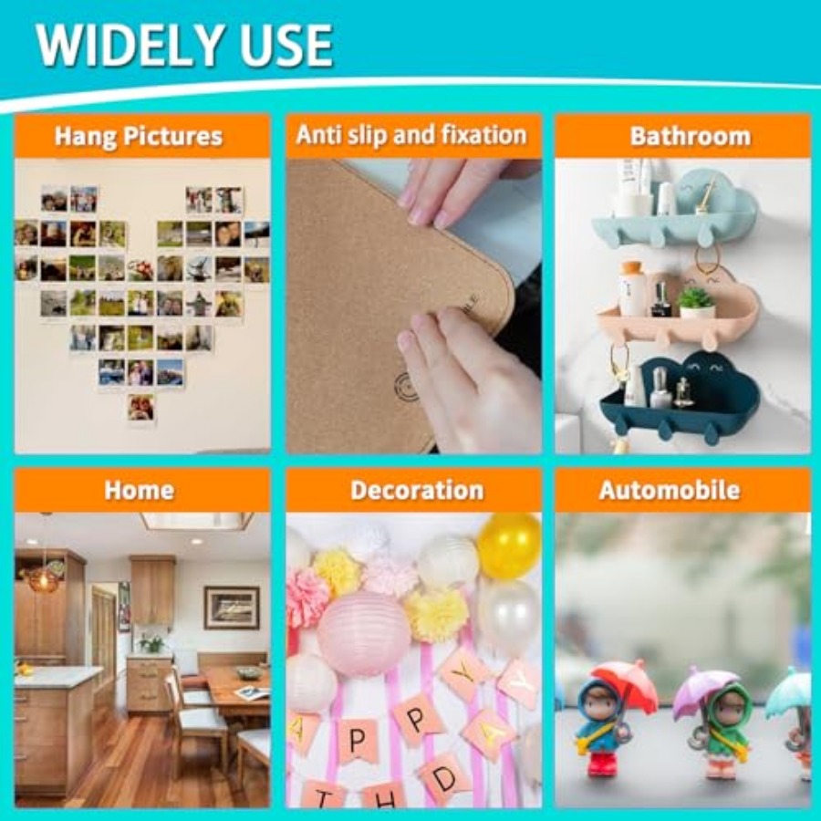 Double Sided Tape for Walls, P - Picture Hanging Strip 评论和价格