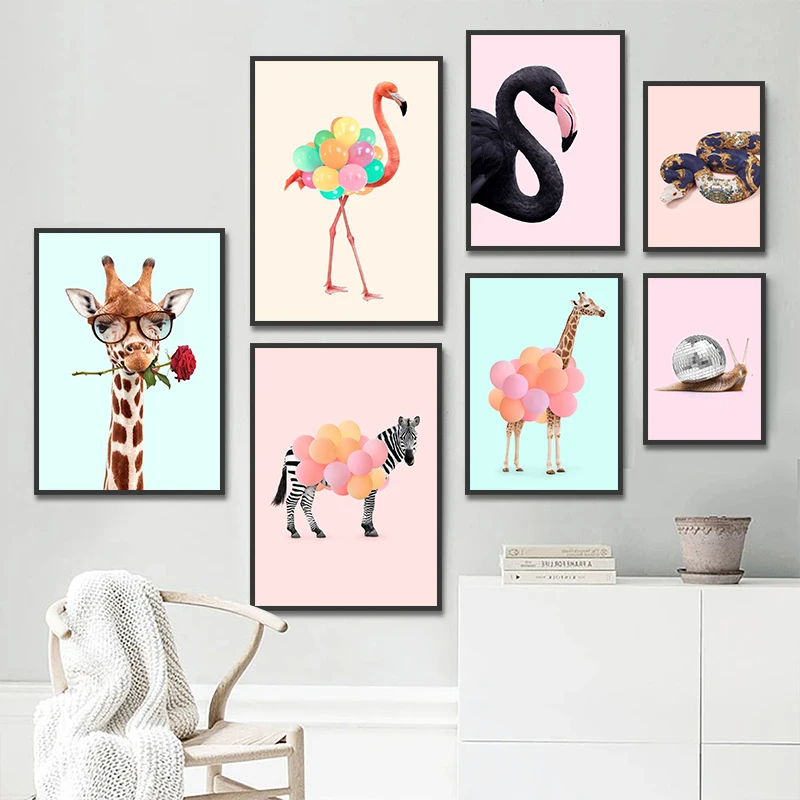 Funny Fashion Giraffe Zebra Fl - Home Improvement Kids 评论和价格