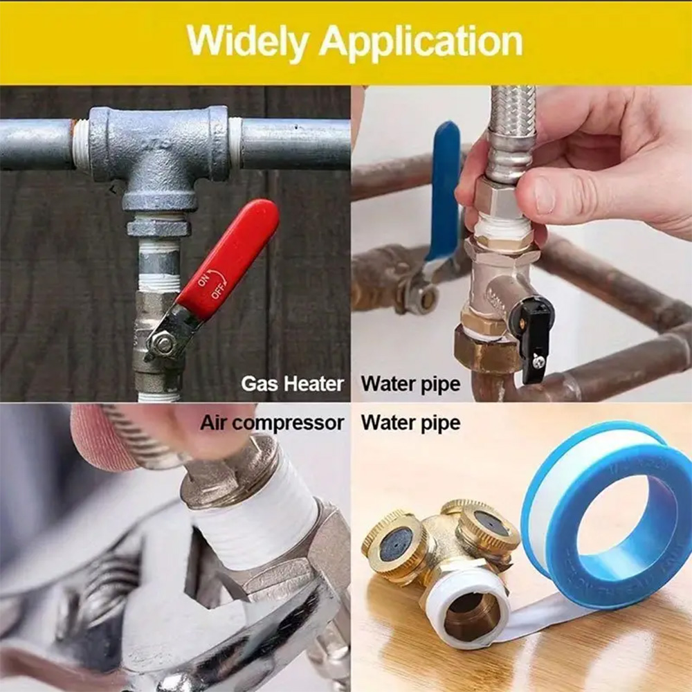 5 Rolls/Pack PTFE Plumbing Thr - Plumbing Tape Ptfe 评论和价格