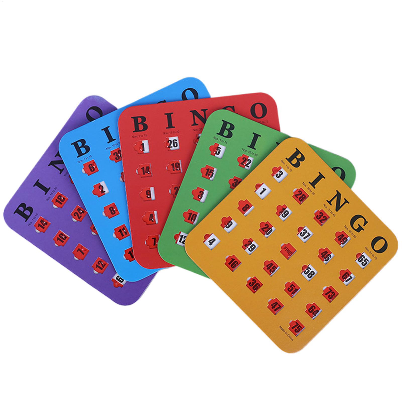 5pcs Sliding Bingo Game Cards  - Home Improvement Game 评论和价格