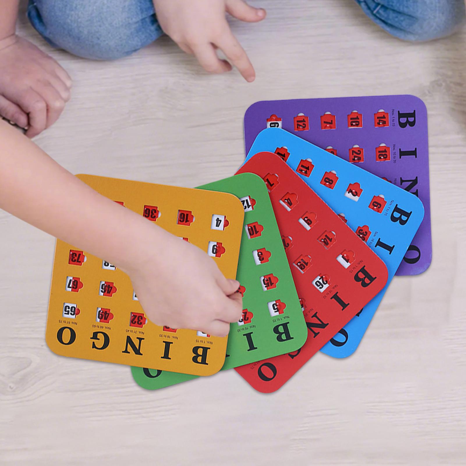 5pcs Sliding Bingo Game Cards  - Home Improvement Game 评论和价格