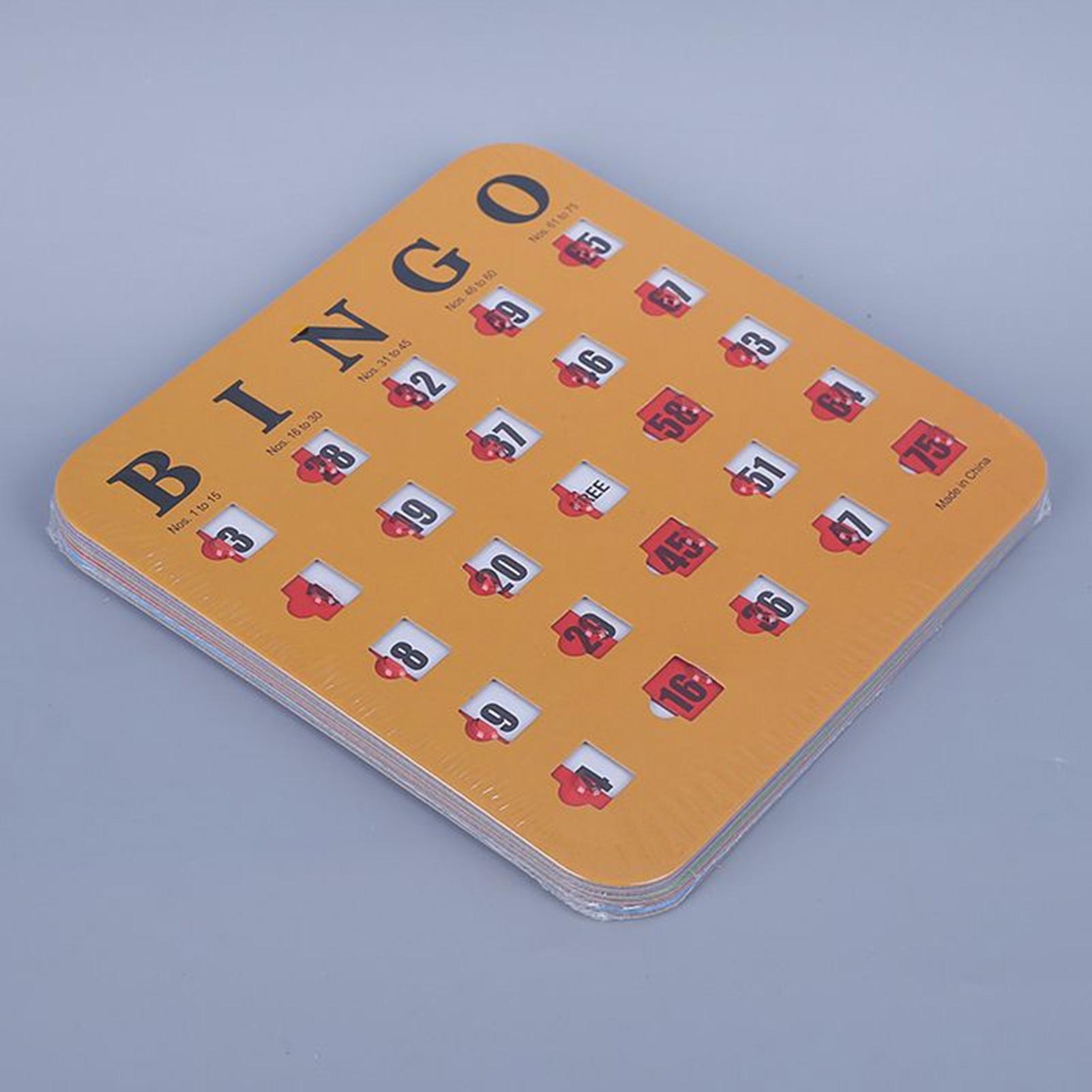 5pcs Sliding Bingo Game Cards  - Home Improvement Game 评论和价格