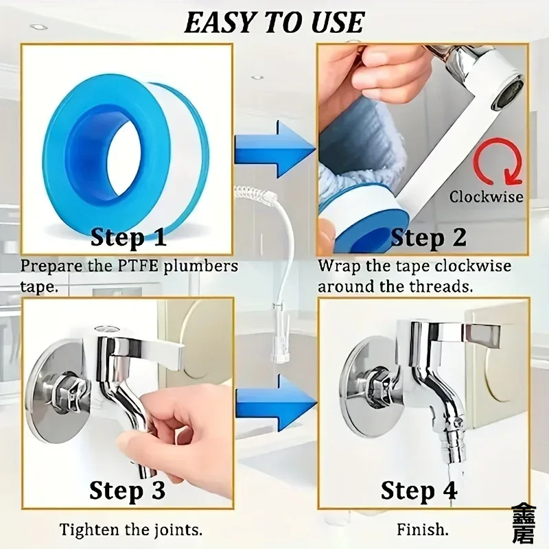10 PCS Seal Tape Thread Seal W - Plumbing Tape Ptfe 评论和价格