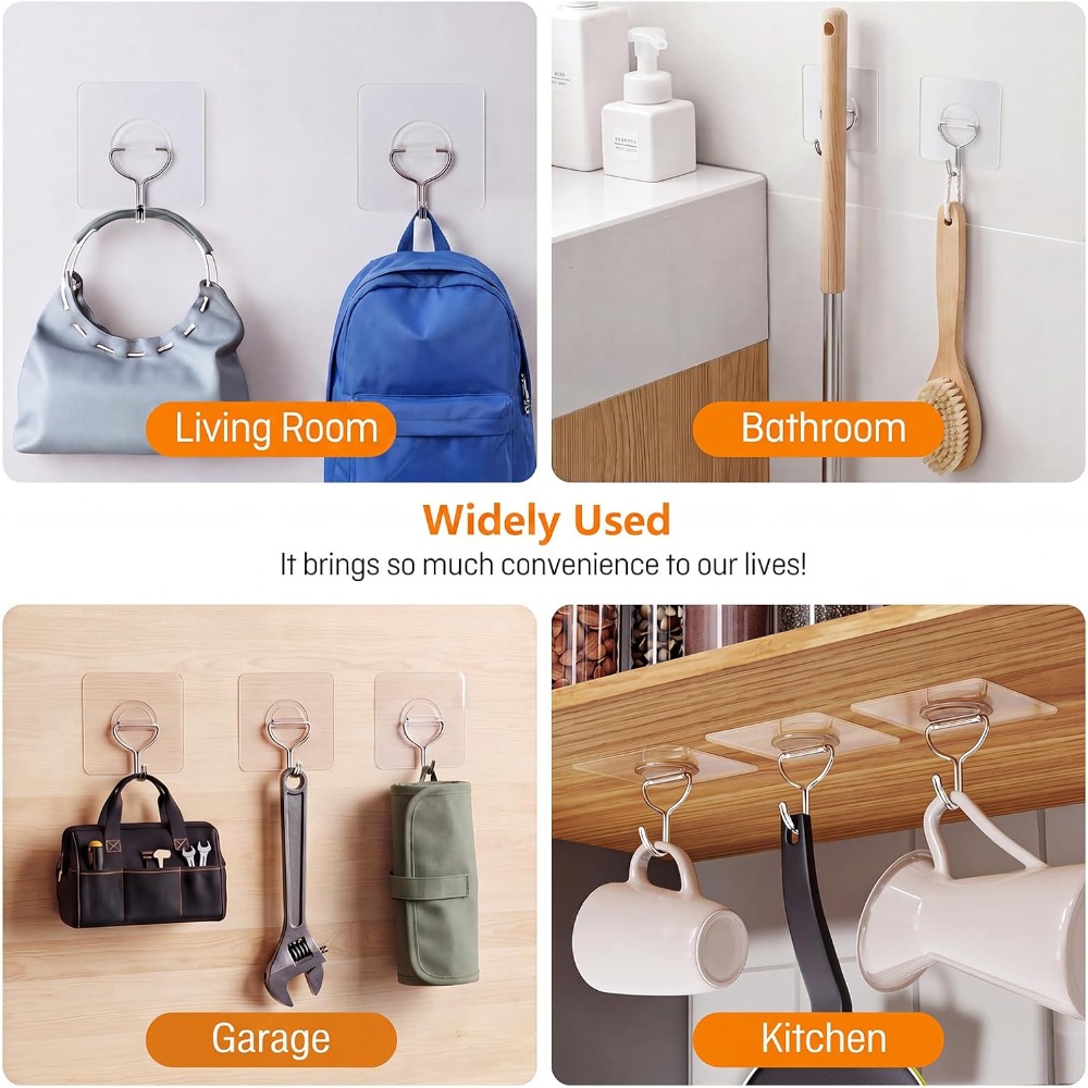 Heavy Duty Adhesive Wall Hooks - Home Improvement Us 评论和价格