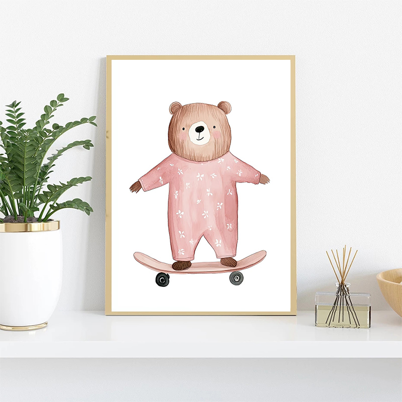 Cute Watercolor Unicorn Mermai - Home Improvement Kids 评论和价格