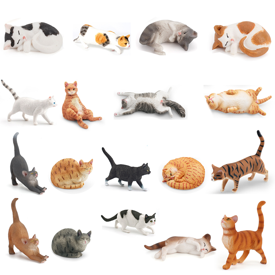 Realistic Cute Kitty Lazy Past - Home Improvement Kids 评论和价格
