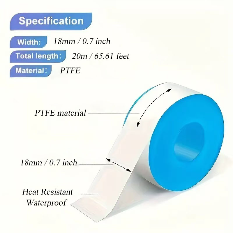 2/5 Pcs 17mm X 20M Faucet Seal - Plumbing Tape Ptfe 评论和价格