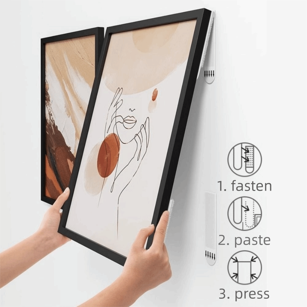 12 Pairs Heavy Duty Picture Ha - Picture Hanging Strip 评论和价格