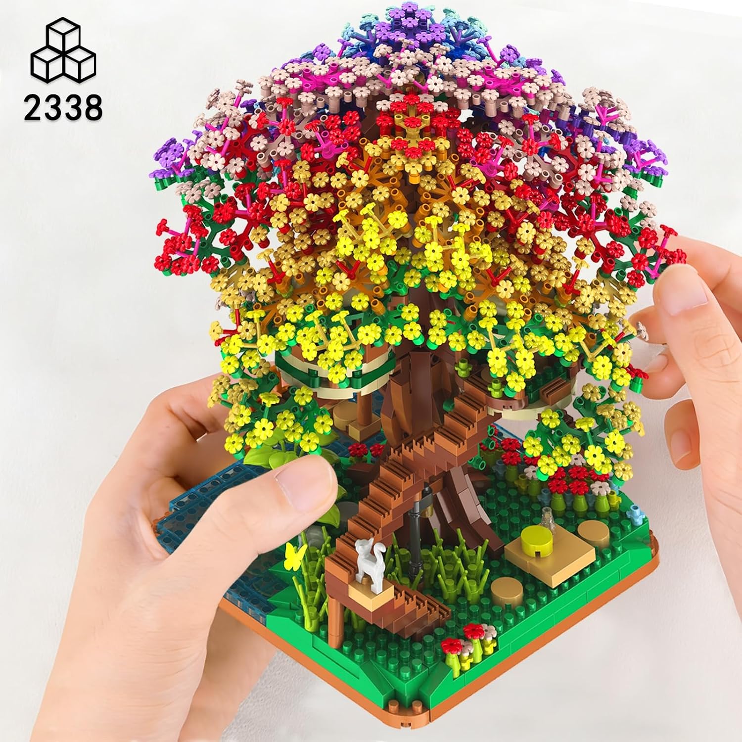 2338PCS DIY Rainbow Tree House - Home Improvement Kids 评论和价格