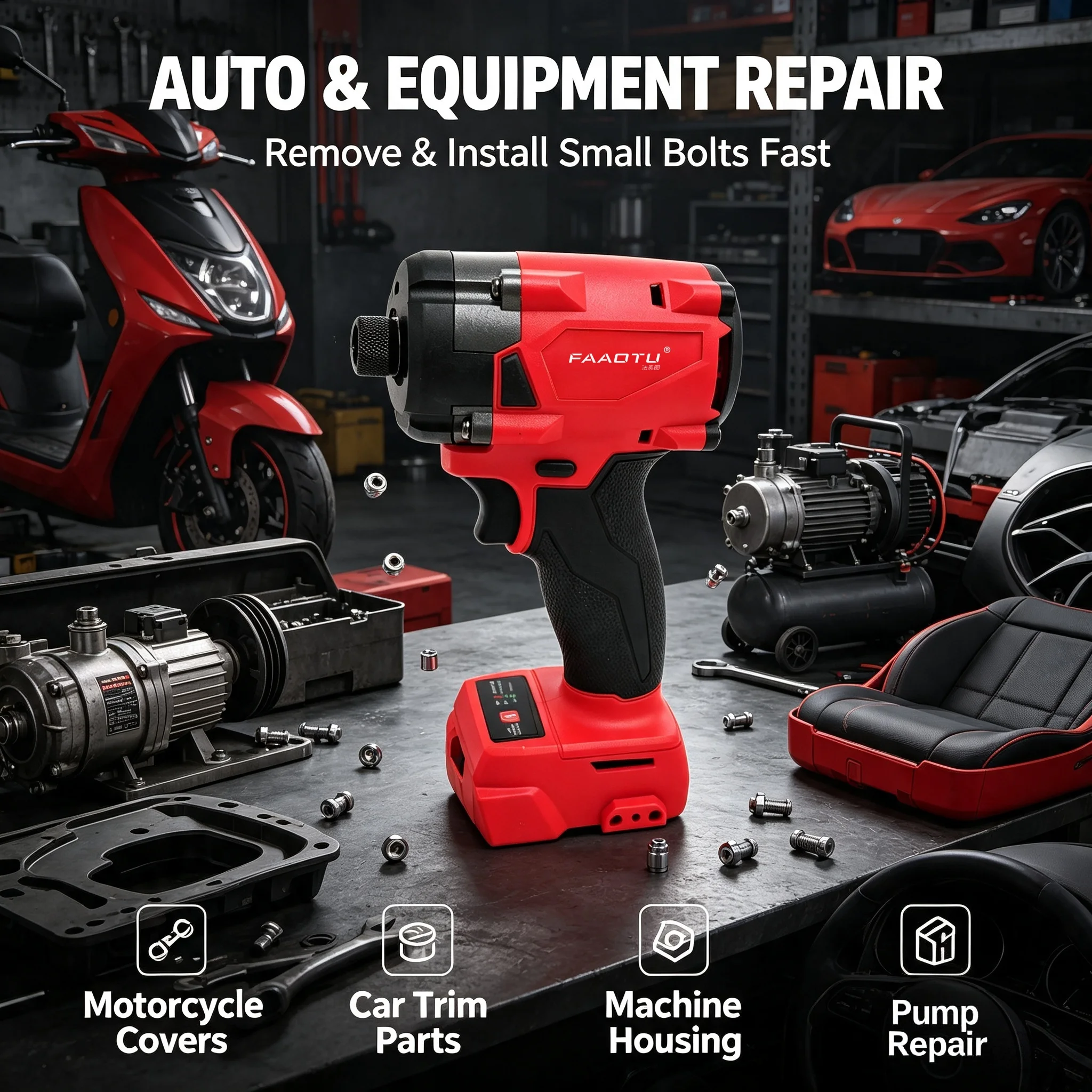 FAAOTU 18V Cordless Electric S - Home Improvement Us 评论和价格